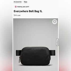 Lululemon everywhere belt bag